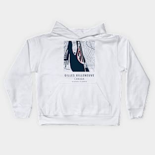 ile notre dame simple track Kids Hoodie